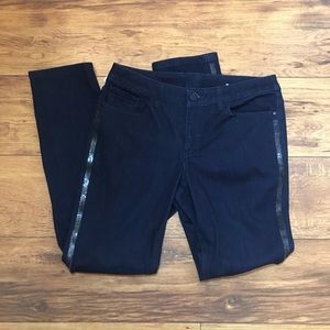 2/$12 Christopher & Banks Dark Wash Straight Jeans